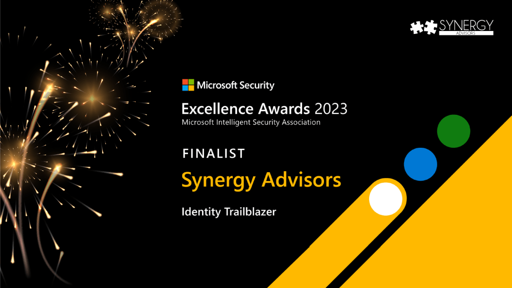 Synergy Advisors recognized as a Microsoft Security Excellence Awards finalist for Identity Trailblazer