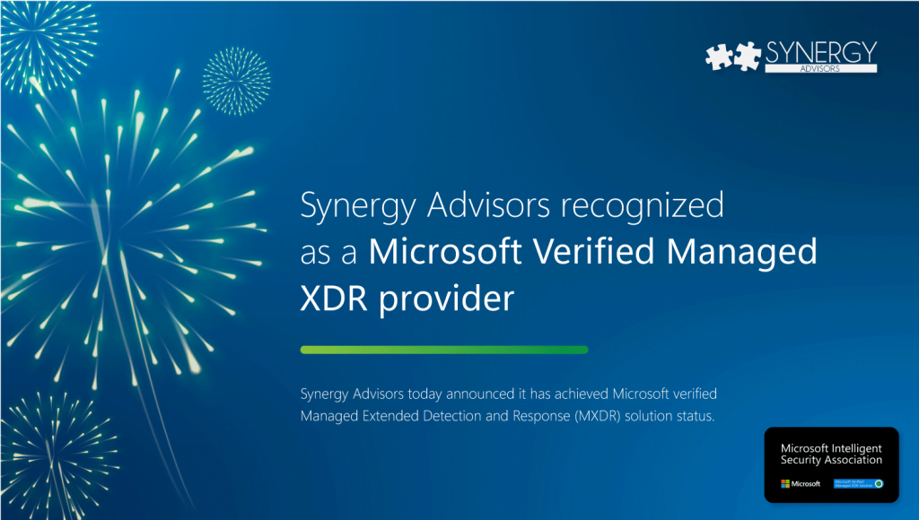 Synergy Advisors recognized with Microsoft verified Managed XDR solution status