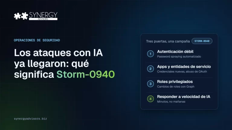 Los ataques con IA ya llegaron: qué significa Storm-0940, con las tres puertas que usaron los atacantes: autenticación débil, aplicaciones y entidades de servicio, y roles privilegiados