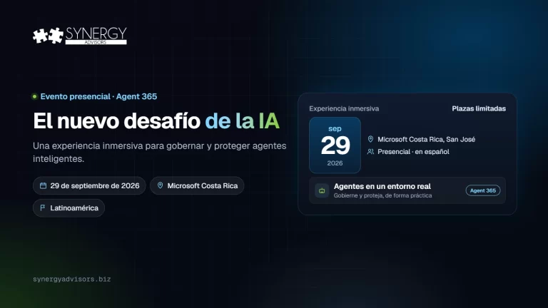 El nuevo desafío de la IA · Synergy Advisors, 29 de septiembre de 2026 · Latinoamérica