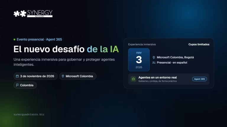 El nuevo desafío de la IA: experiencia inmersiva presencial en Microsoft Colombia, Bogotá, 3 de noviembre de 2026