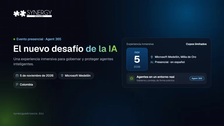 El nuevo desafío de la IA: experiencia inmersiva presencial en Microsoft Medellín, 5 de noviembre de 2026