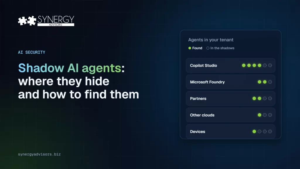 Map of where shadow AI agents hide in a Microsoft 365 tenant