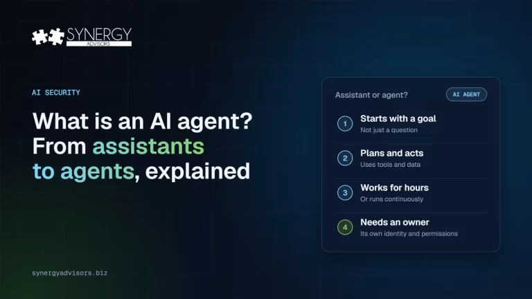 What is an AI agent? From assistants to agents, explained: an agent starts with a goal, plans and acts, works for hours and needs an owner