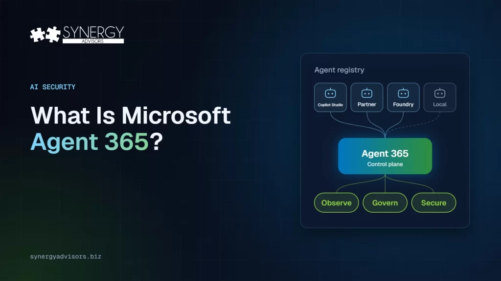 Microsoft Agent 365 as a control plane to observe, govern and secure AI agents